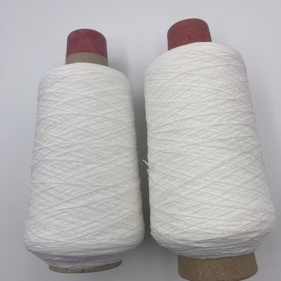 Oekotex Abpf スパンデックスダブルカバーヤーン弾性糸生産用弾性ウェビングテープゴム糸糸衣服用