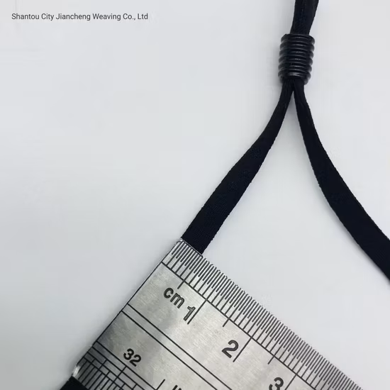 5mm 調整可能な弾性バンド 調整可能なコード 弾性耳ループ フェイスカバーマスキングアクセサリー用